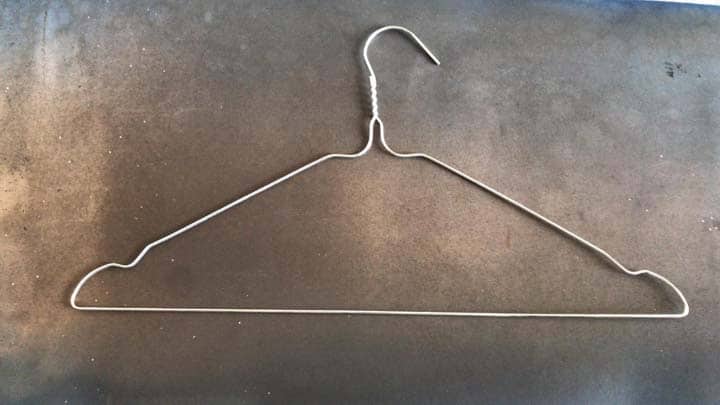 designed hanger shape