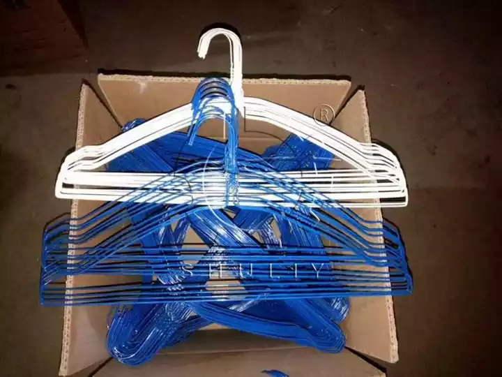 finished hanger production display