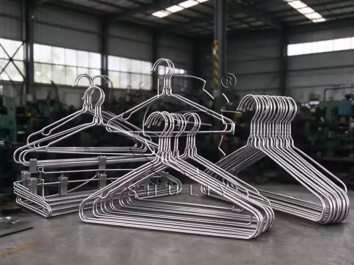 stainless steel wire hanger machine finished products